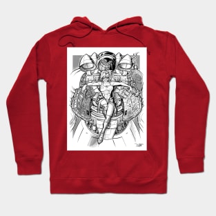 Crimson Cosmonaut Hoodie